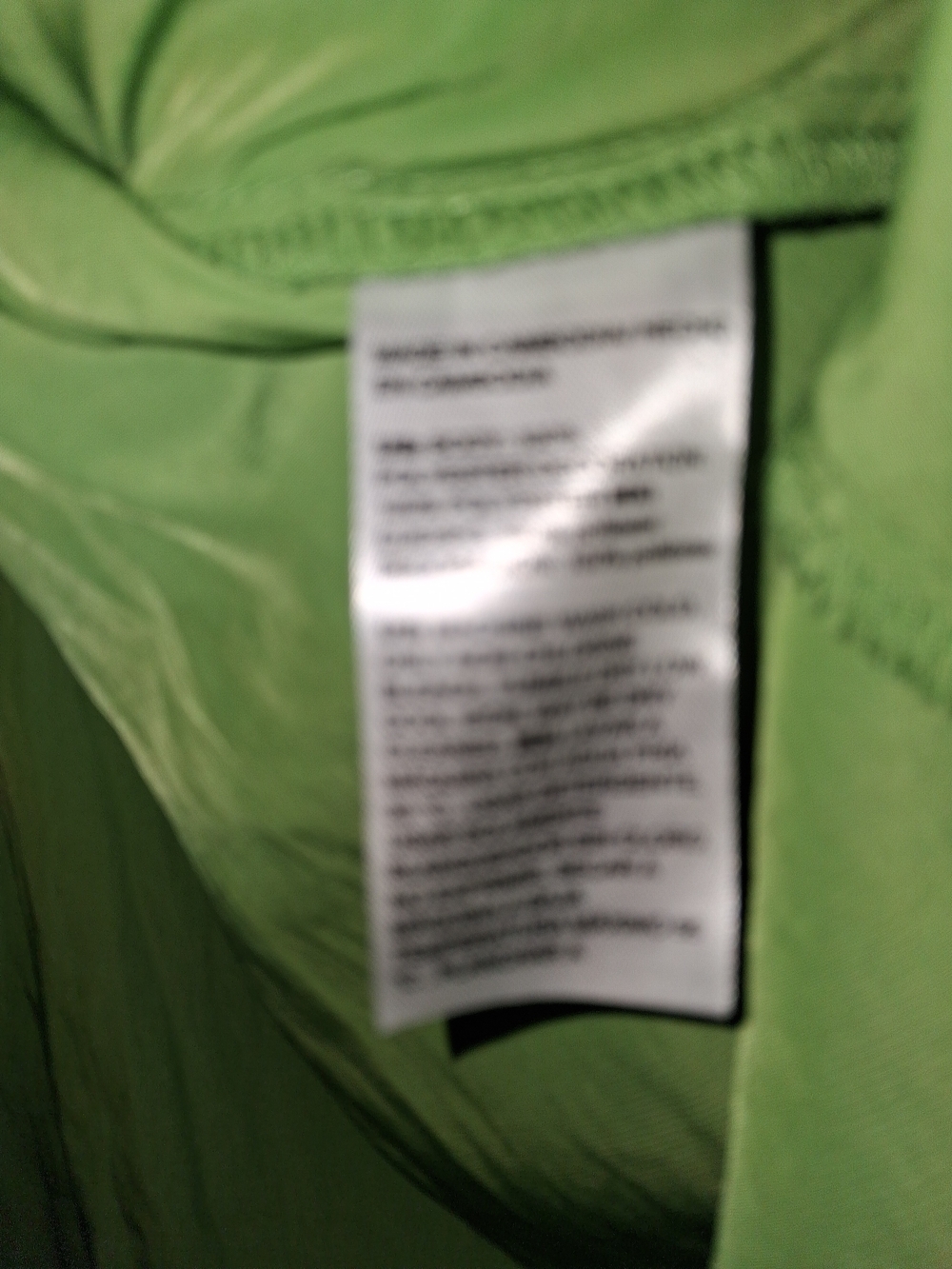 Chico's NWT Batwing 3/4 Sleeve Blouse Salted Lime 3/ 16 - Picture 7 of 7